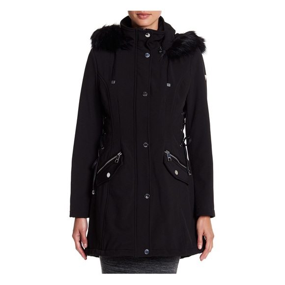 guess lace up jacket